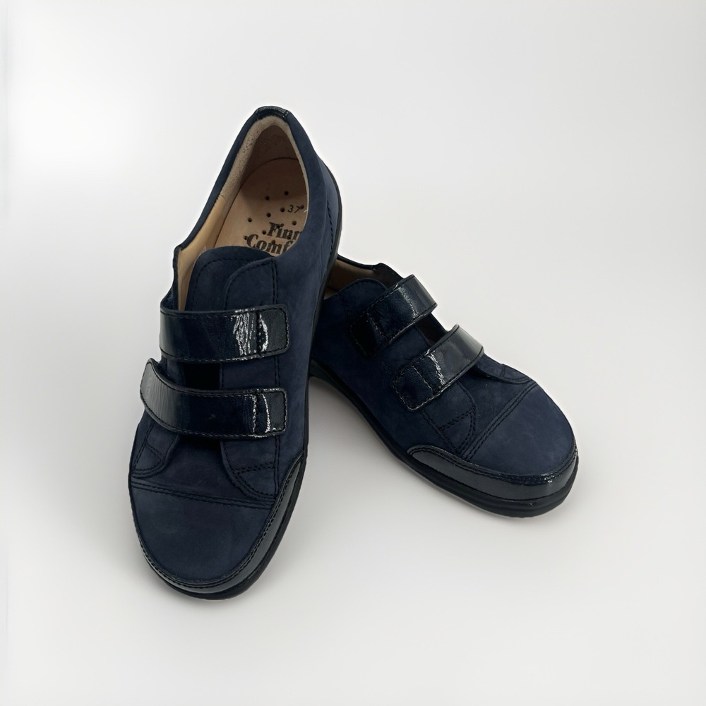 Finn‎ Comfort Germany Mary Jane Shoes Women's Size 37 US 6.5 Hook And Loop Ortho